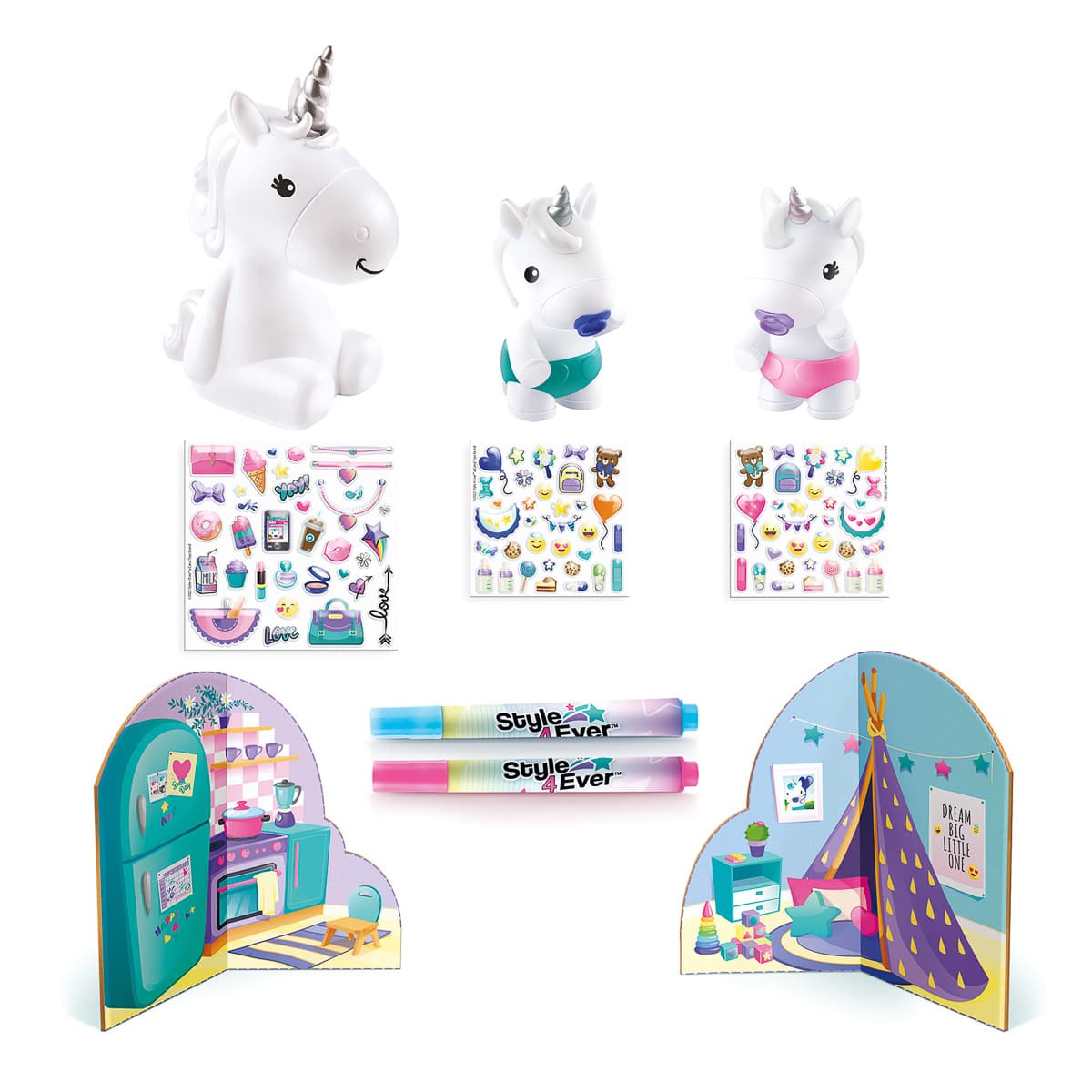 Canal Toys DIY Style 4 Ever Сім'я сяючих єдинорогів, OFG287 — фото 3