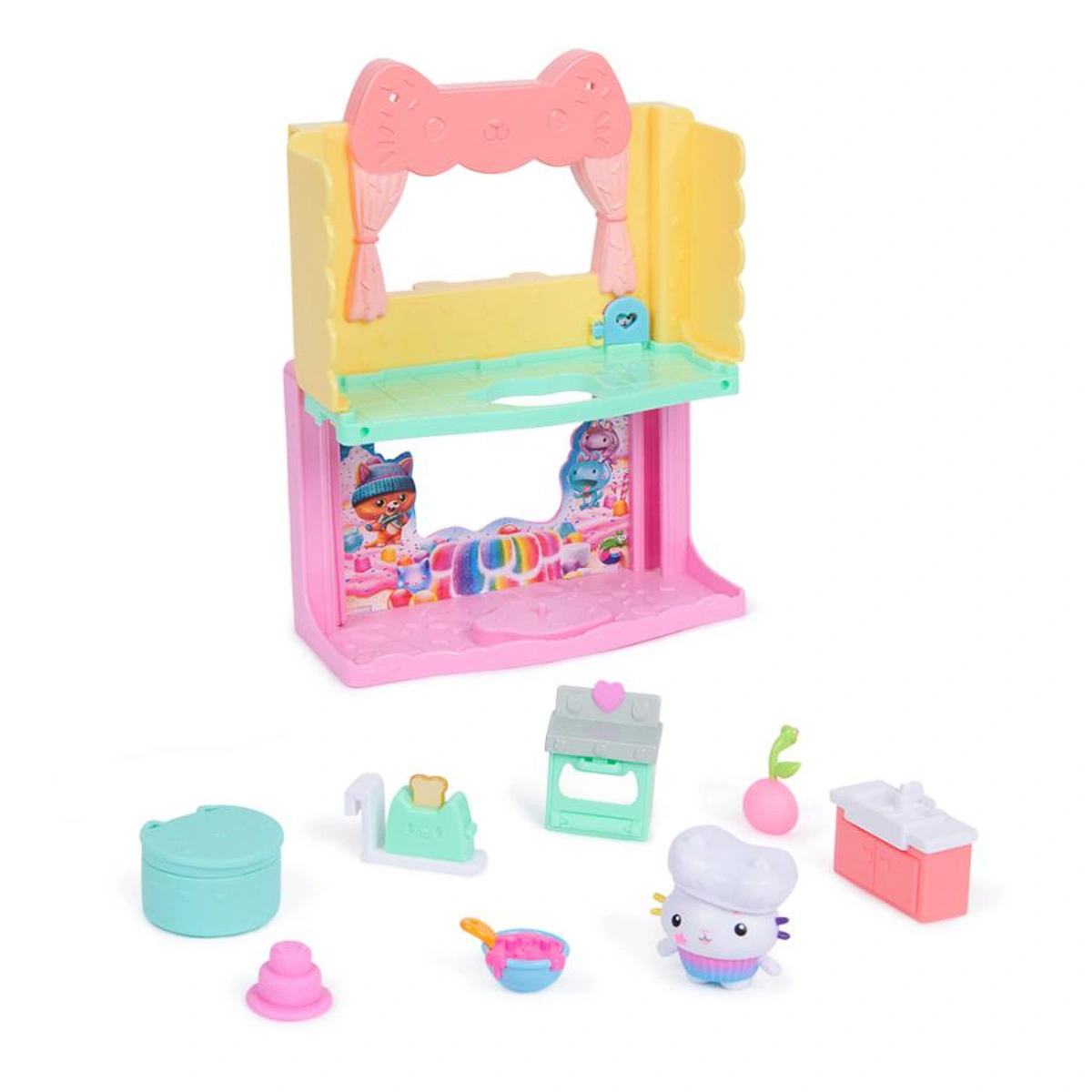 Набір Gabbys Dollhouse Балкончик-портал Кухня Кексика SM36277/6074281