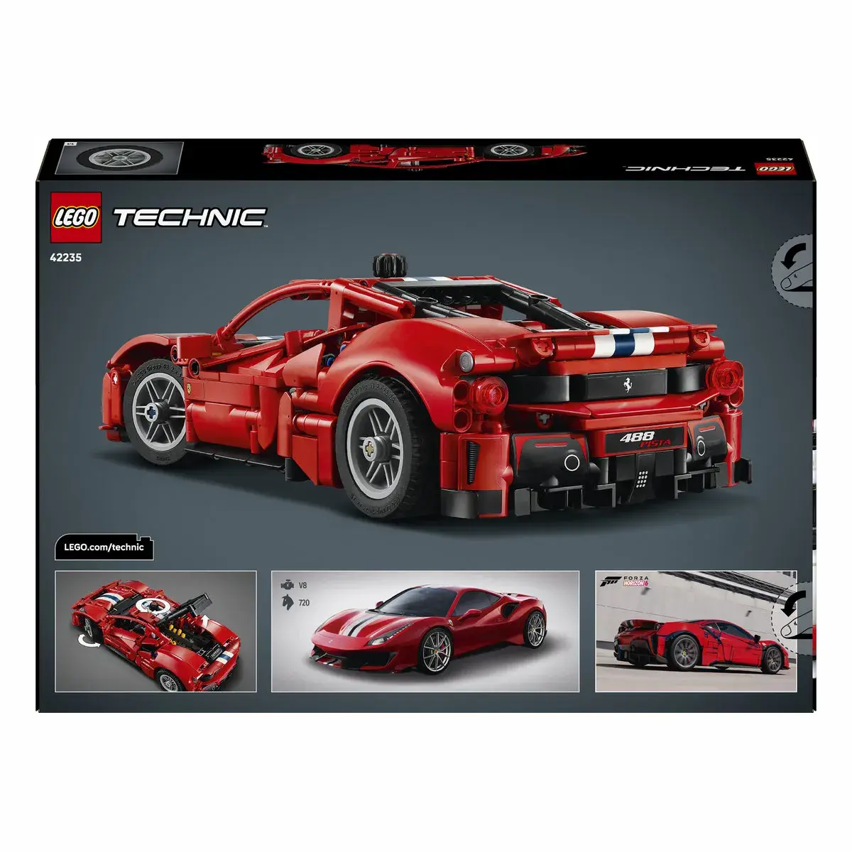 LEGO Technic Автомобіль Ferrari 488 Pista 42235 — фото 9