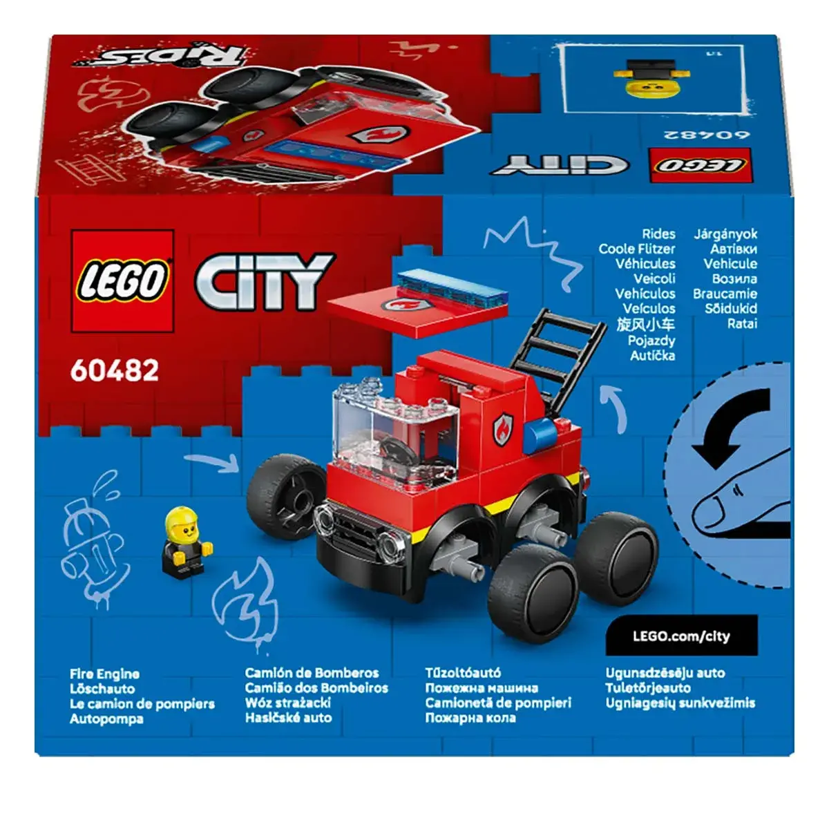 LEGO City Brick Rides Автівки — Пожежна машина 60482 — фото 5
