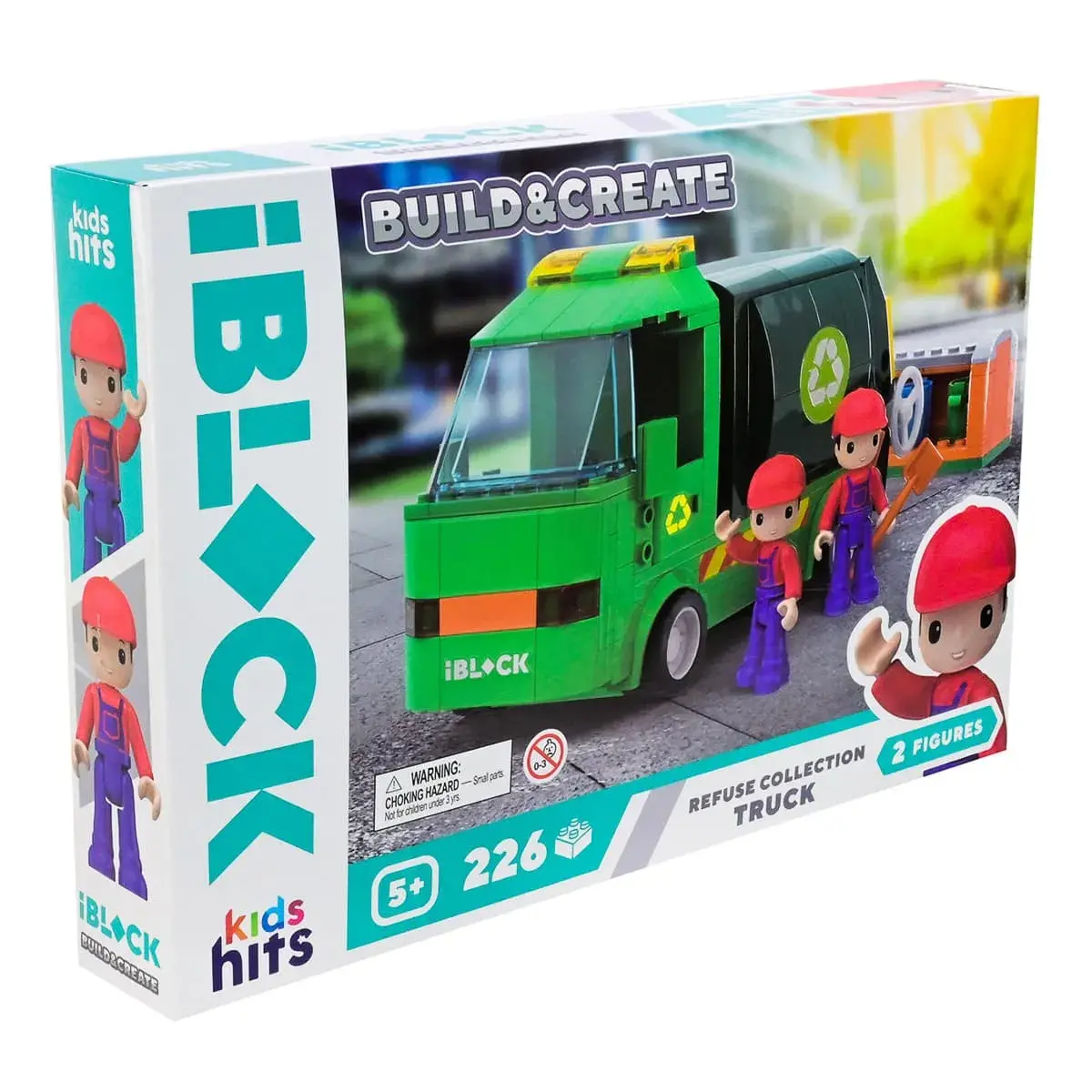 Конструктор Kids Hits IBlock Junior Сміттєвоз 226 ел, KH17/005/2 — фото 3