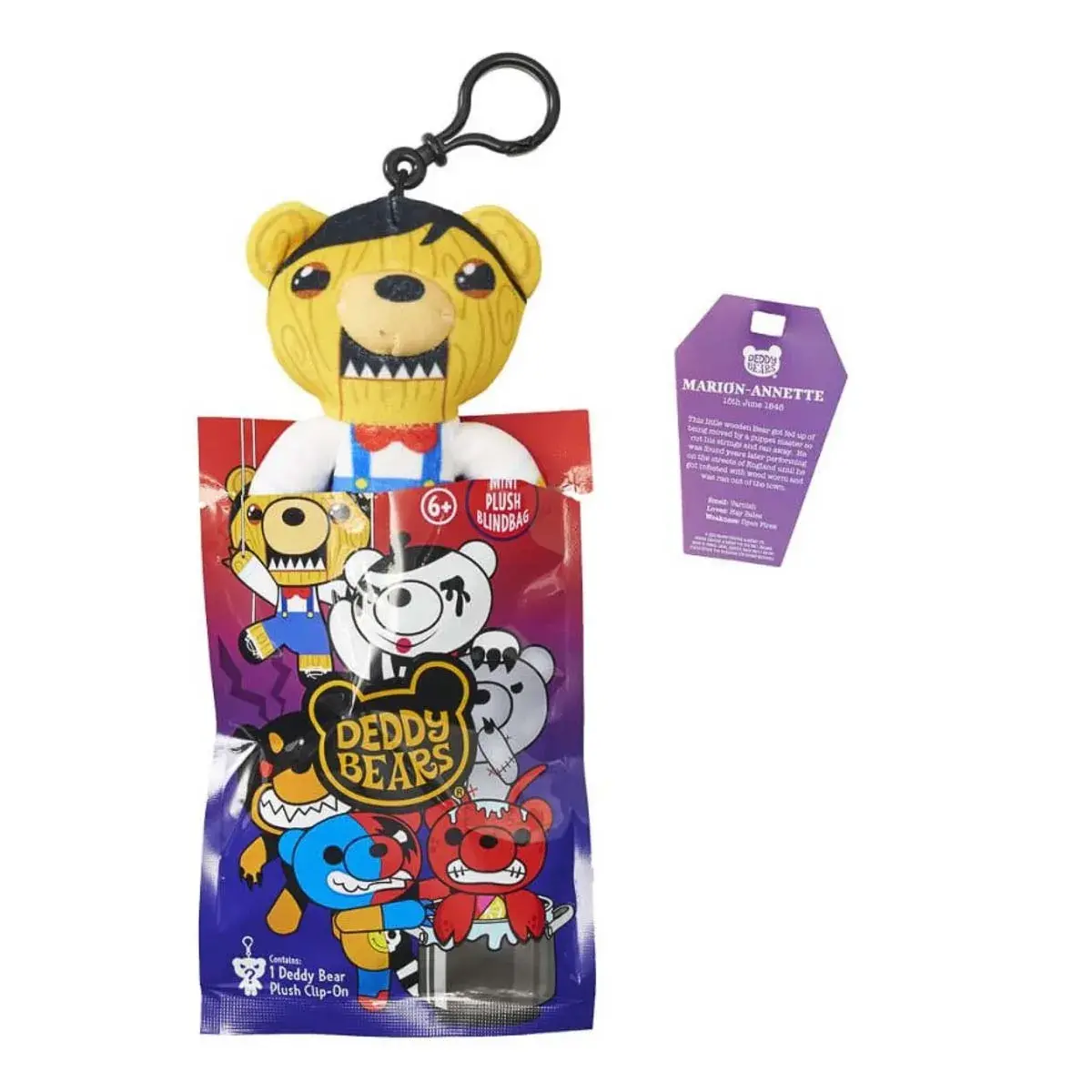 Іграшка-сюрприз із кліпсою Deddy Bears Mini Plush Серія 4 (DB418PQ) — фото 3