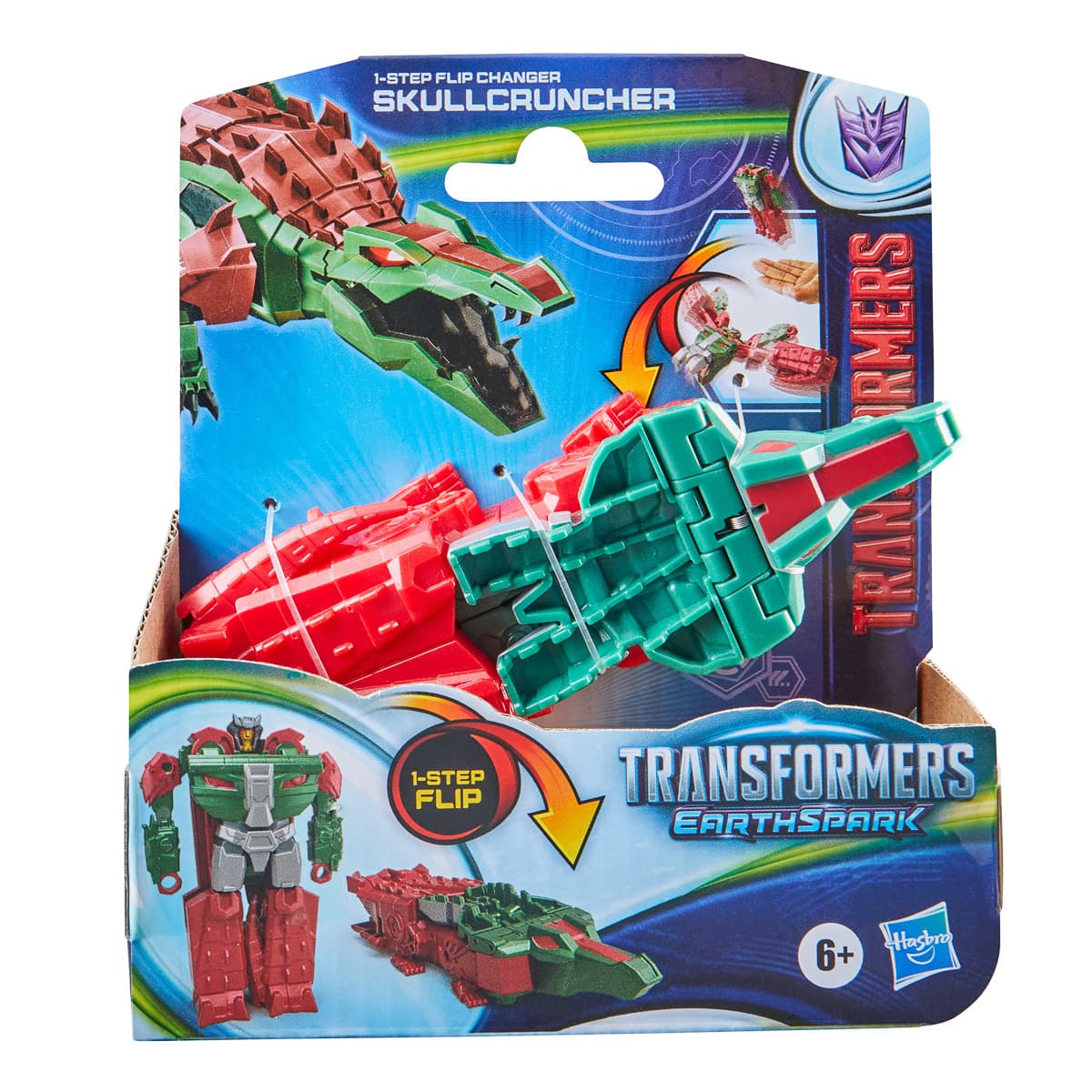 Іграшка-трансформер Hasbro EarthSpark 1 Step Flip Skullcruncher, F6229_F8661 — фото 2