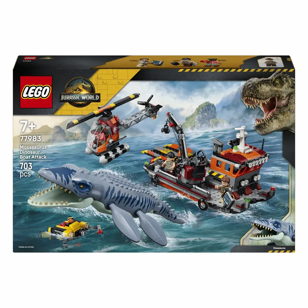 LEGO Jurassic World Напад мозазавра на човен 77983