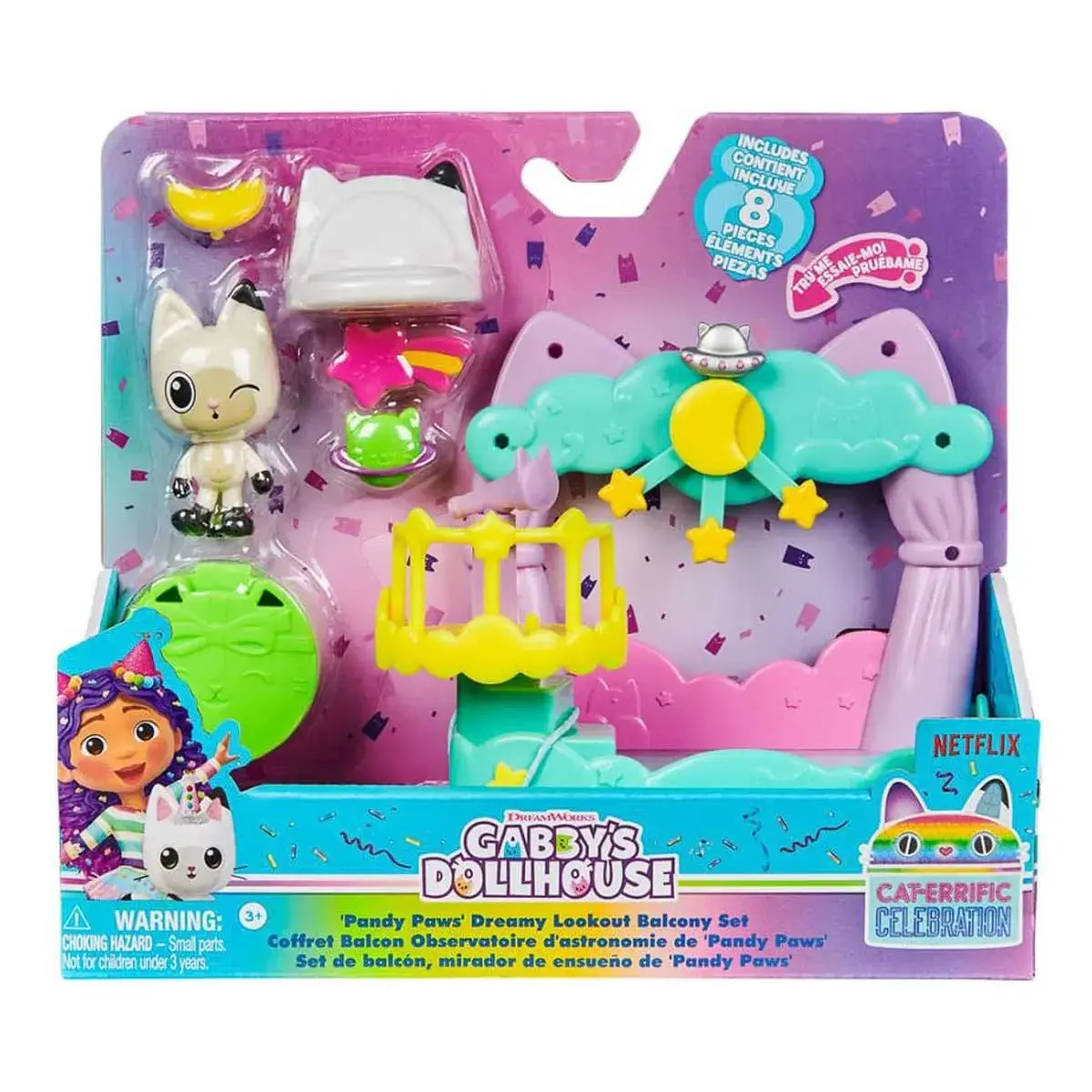 Набір Gabby's Dollhouse Балкон Пандолапа, SM36259/6071360