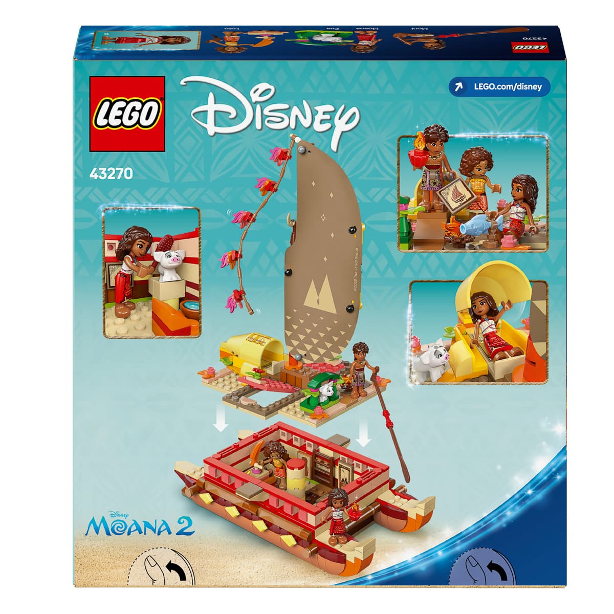LEGO Disney Princess Пригодницьке каное Ваяни 43270 — фото 9