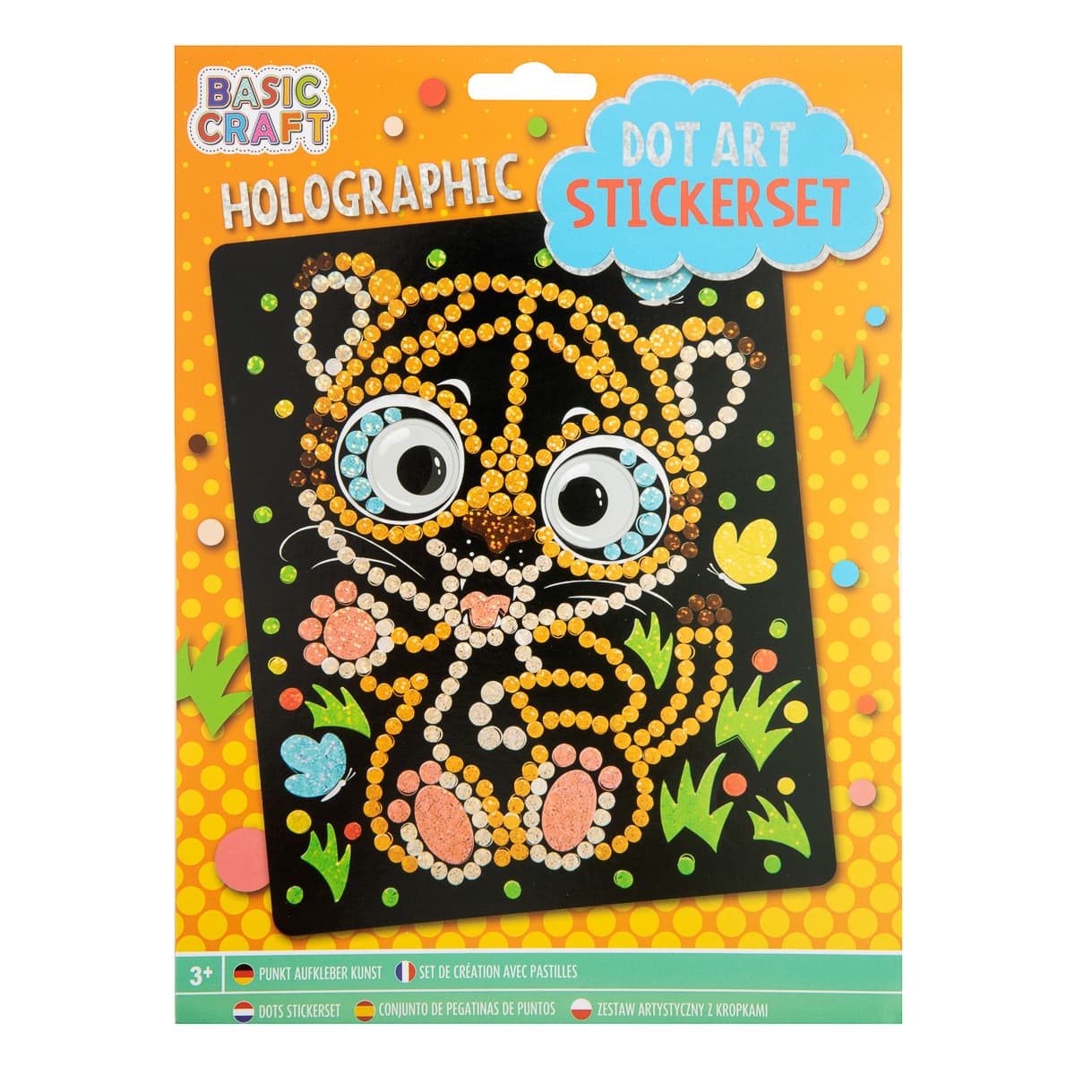 Набір наклейок Grafix Tiger Dot Art, 100085_3