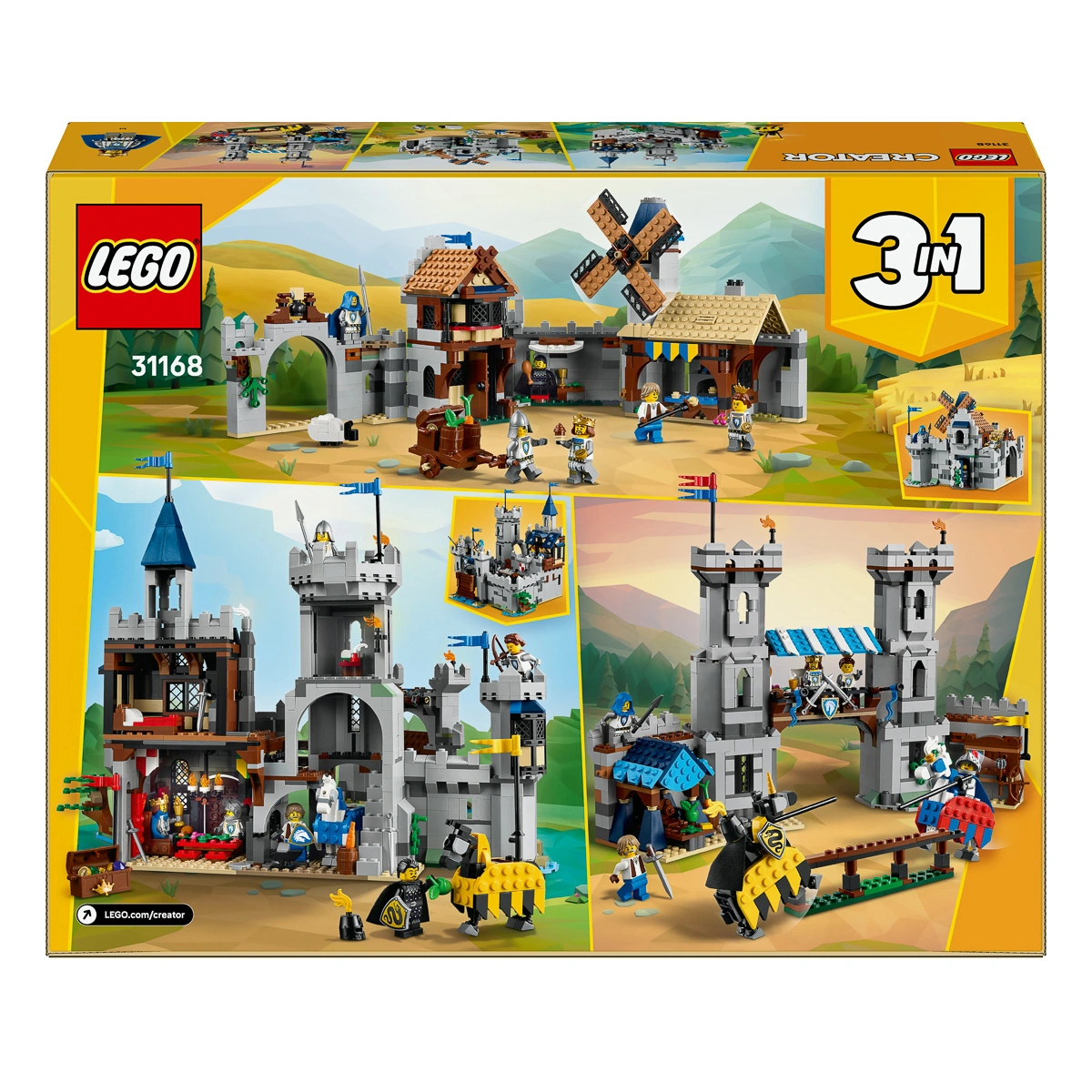 LEGO Creator Середньовічний замок із лицарем на коні 31168 — фото 11