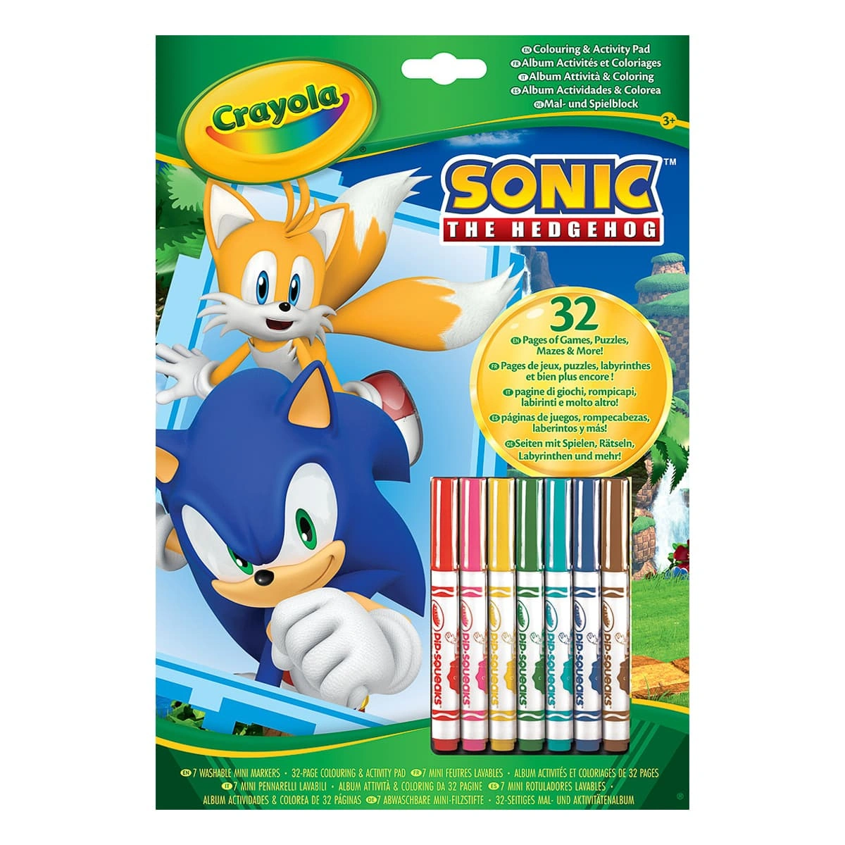 Розмальовка із маркерами Crayola Sonic, 04-0866G