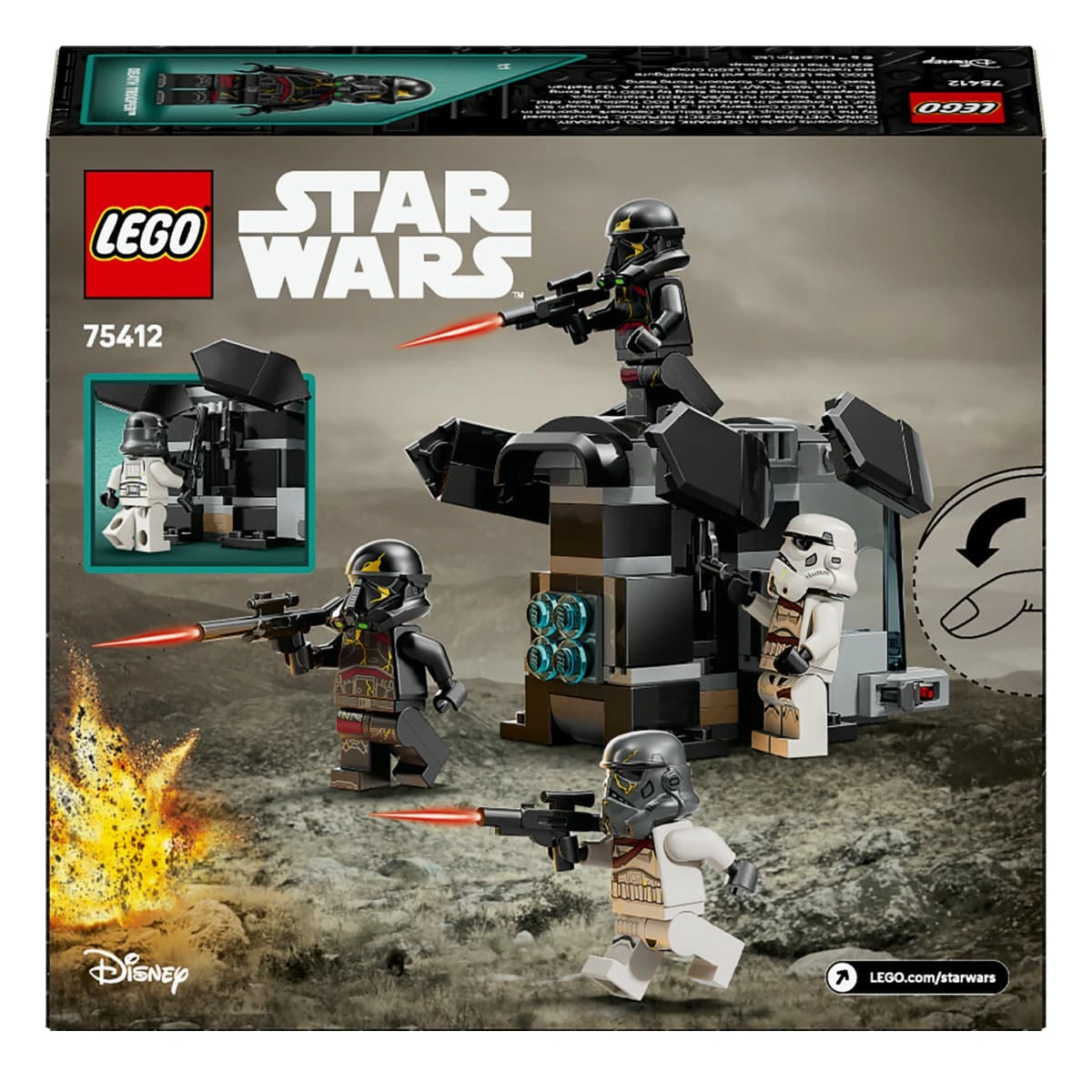 LEGO Star Wars Бойовий набір «Боєць смерті і Нічний піхотинець» 75412 — фото 9