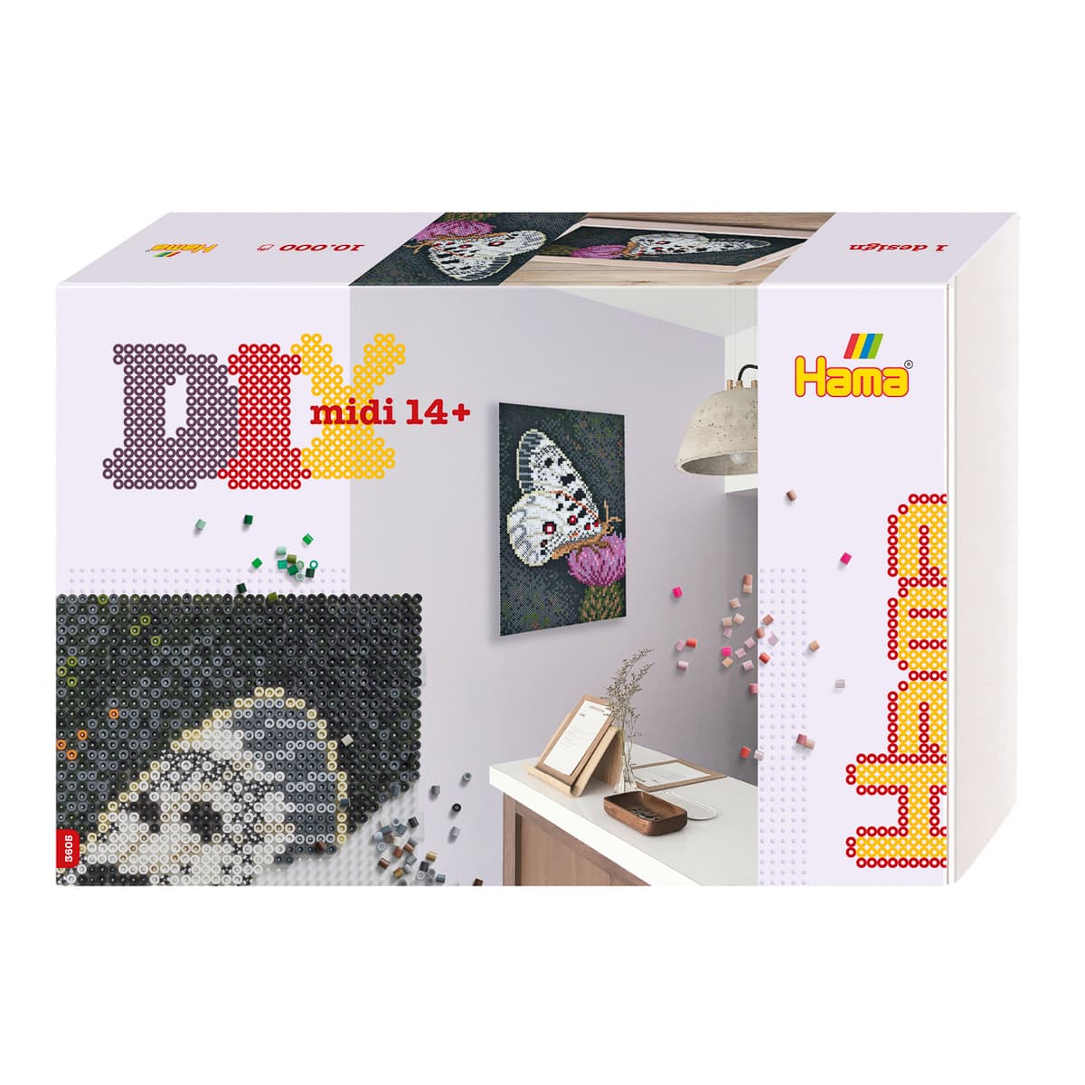 Термомозаїка Hama Мистецтво Метелик Midi 10000 ел, HM-3605