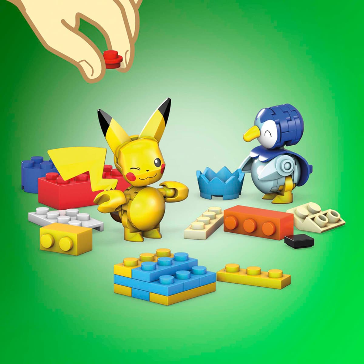 Адвент-календар-сюрприз Pokemon Mega Construx Зимові пригоди Покемонів, GYG99 — фото 7