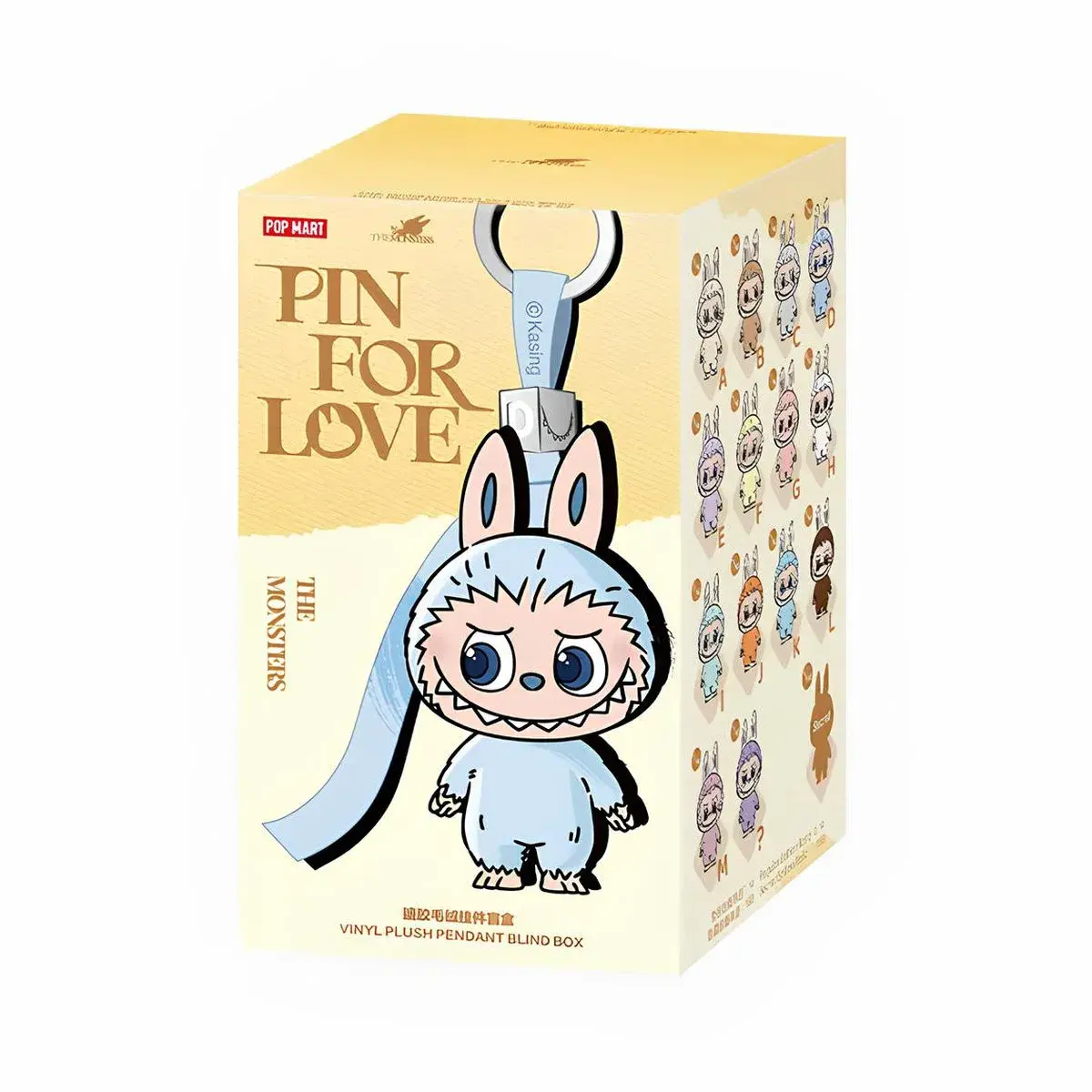 Колекційна м'яка іграшка-сюрприз Labubu Pop Mart The Monsters Pin for Love A-M (TMPL-01)