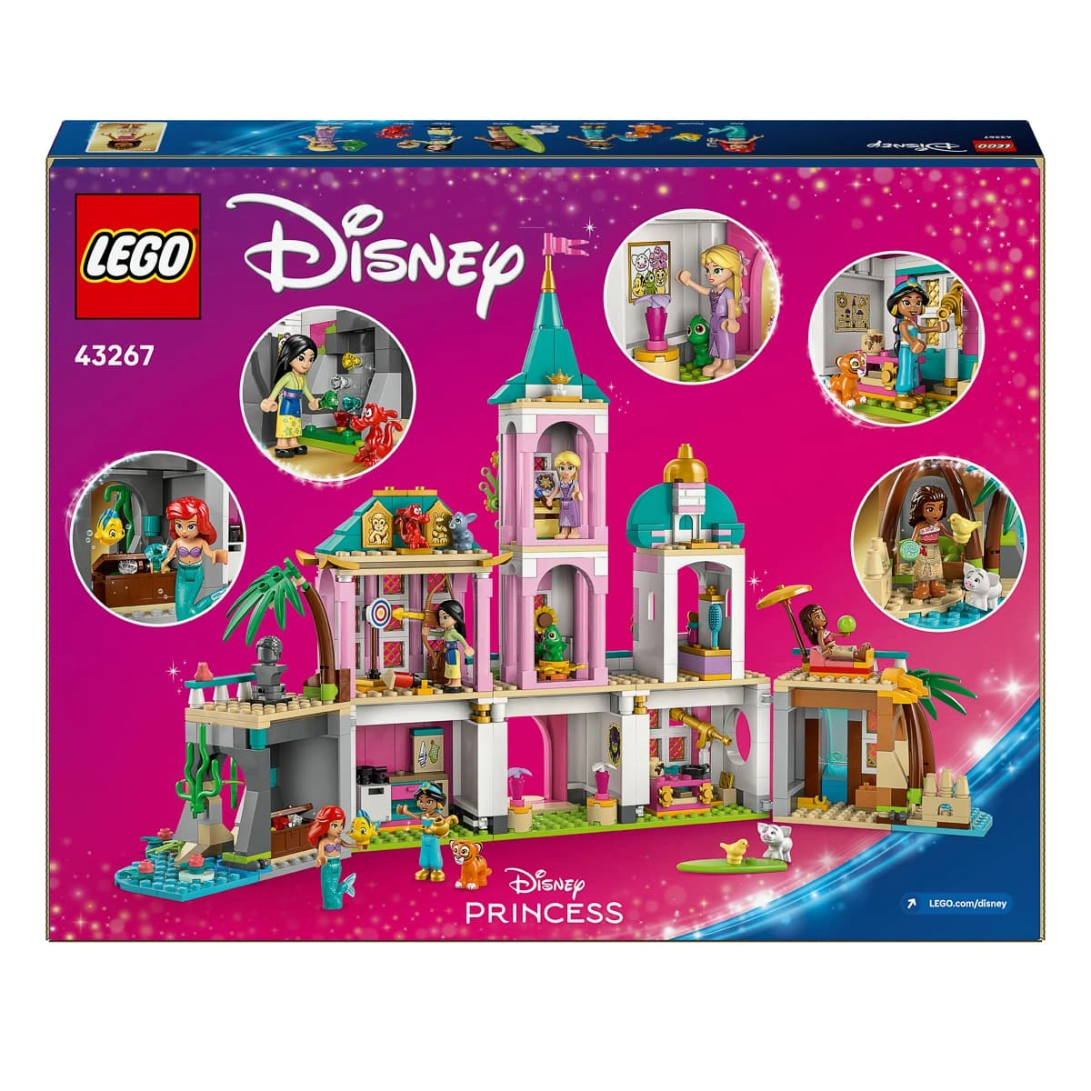 LEGO Disney Princess Замок принцеси та королівські улюбленці 43267 — фото 9