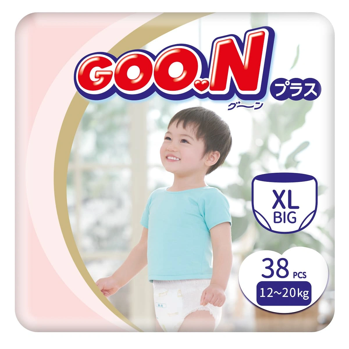 Підгузки-трусики GOO.N Plus XL (12-20 кг) 38 шт 21000633