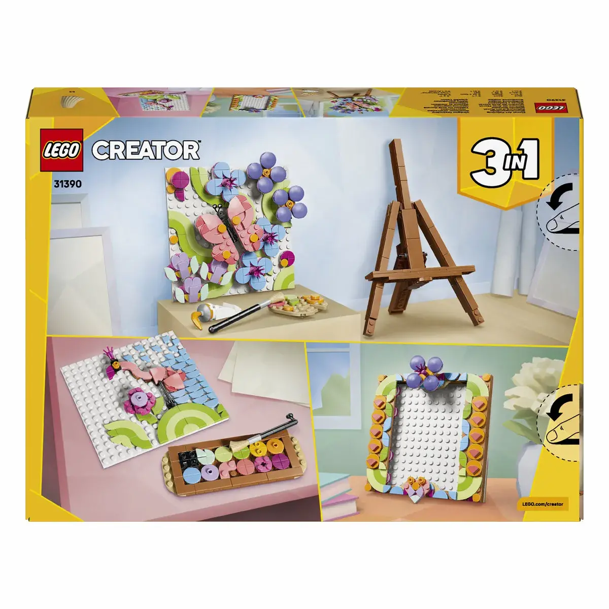LEGO Creator Декоративний живопис «Квіткове мистецтво» 31390 — фото 8