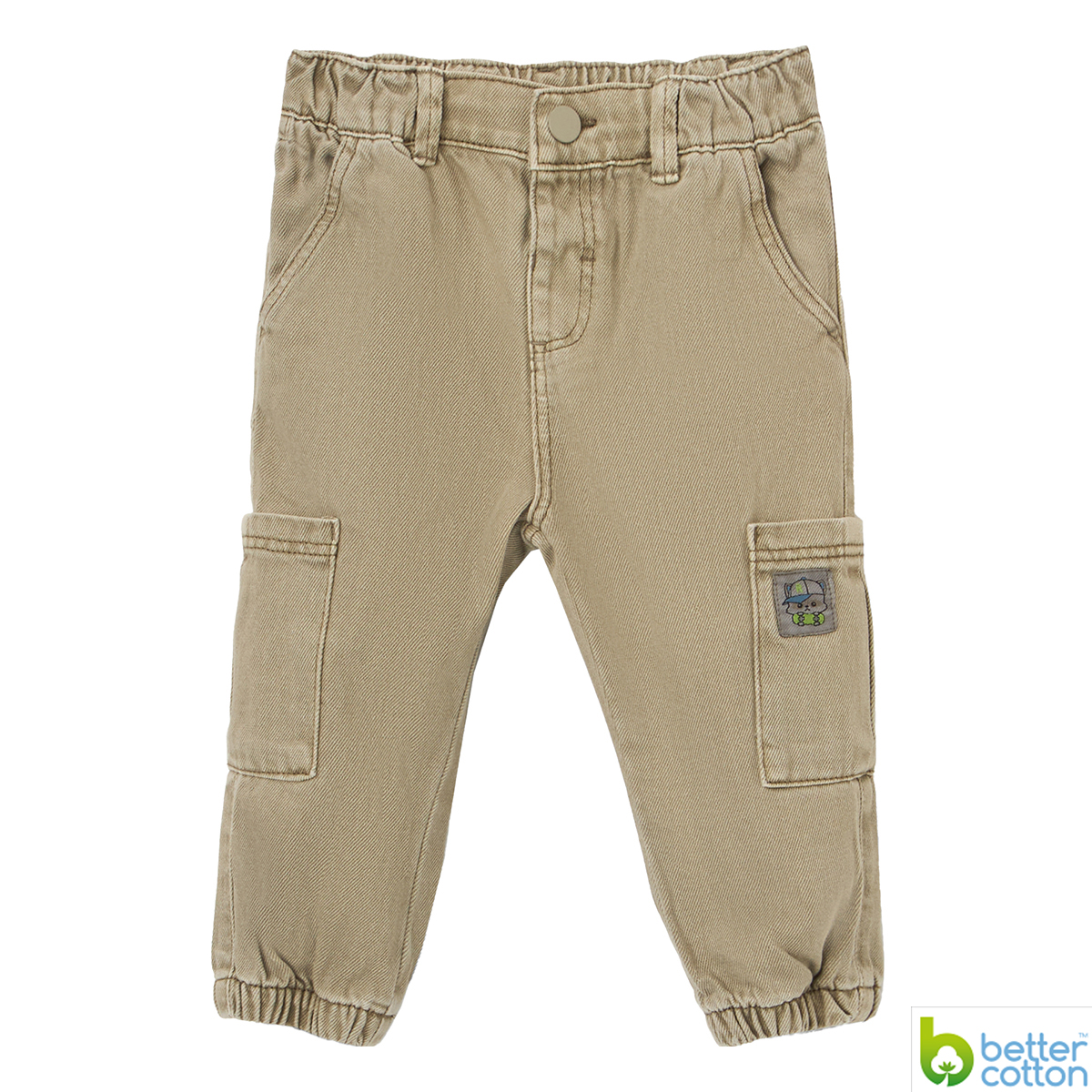 Штани Blukids Better Cotton Sand Baby