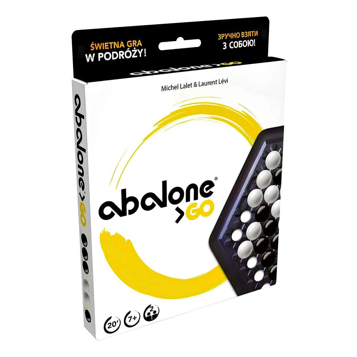 Настільна гра Asmodee Abalone Go дорожня версія (укр), ZYGABGOML2
