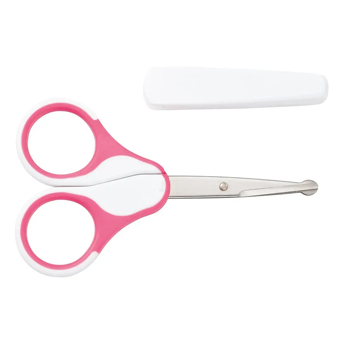 Ножиці манікюрні babynova First Day Pink 33338-1