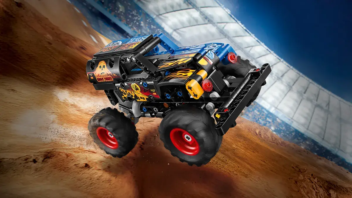 LEGO Technic Monster Jam Grave Digger Вогонь і лід 42219 — фото 8