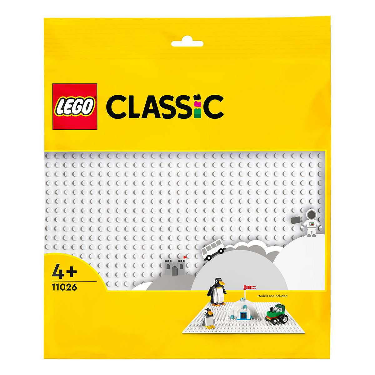 LEGO Classic Базова пластина білого кольору 11026 