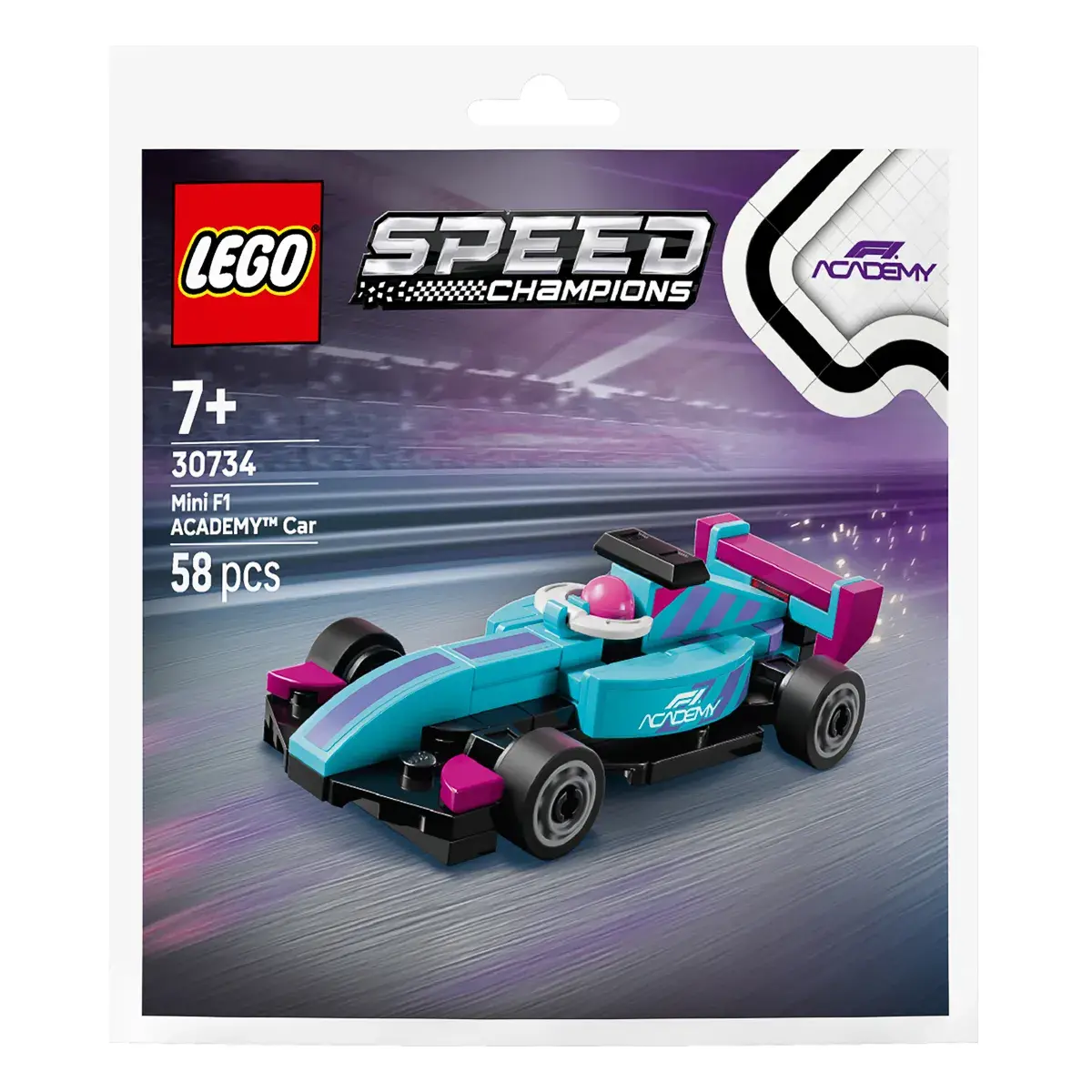 LEGO Speed Champions Мініавтомобіль F1 ACADEMY 30734