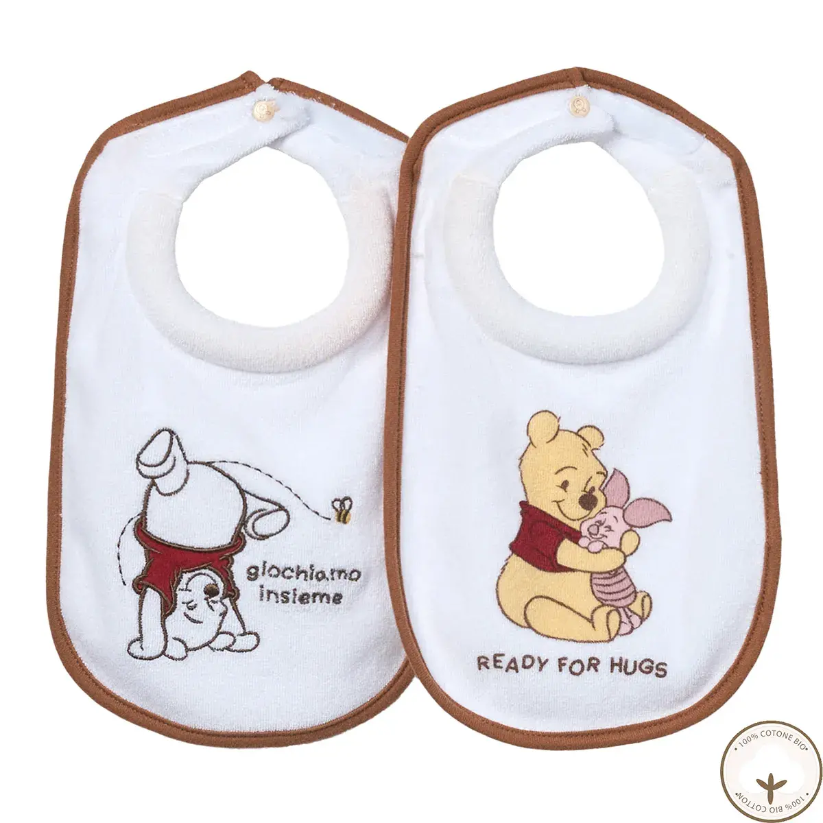 Слинявчики Blukids Bio Cotton Disney`s Winnie The Pooh 2 шт (3983748)