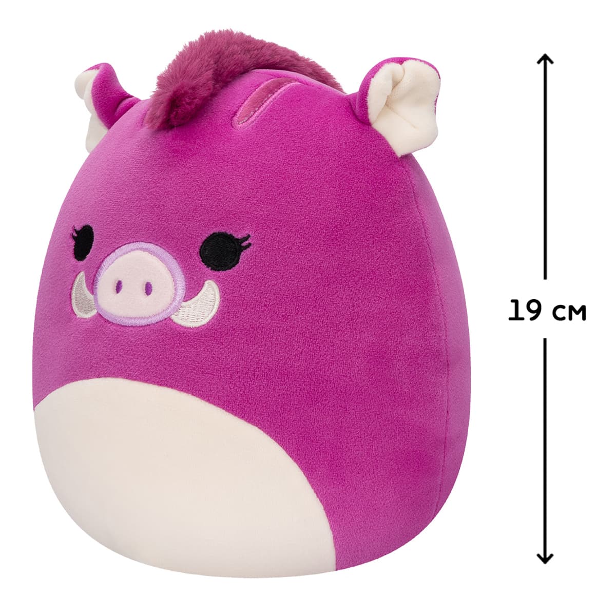 М'яка іграшка Squishmallows Кабанчик Дженна 19 см, SQCR04127 — фото 4