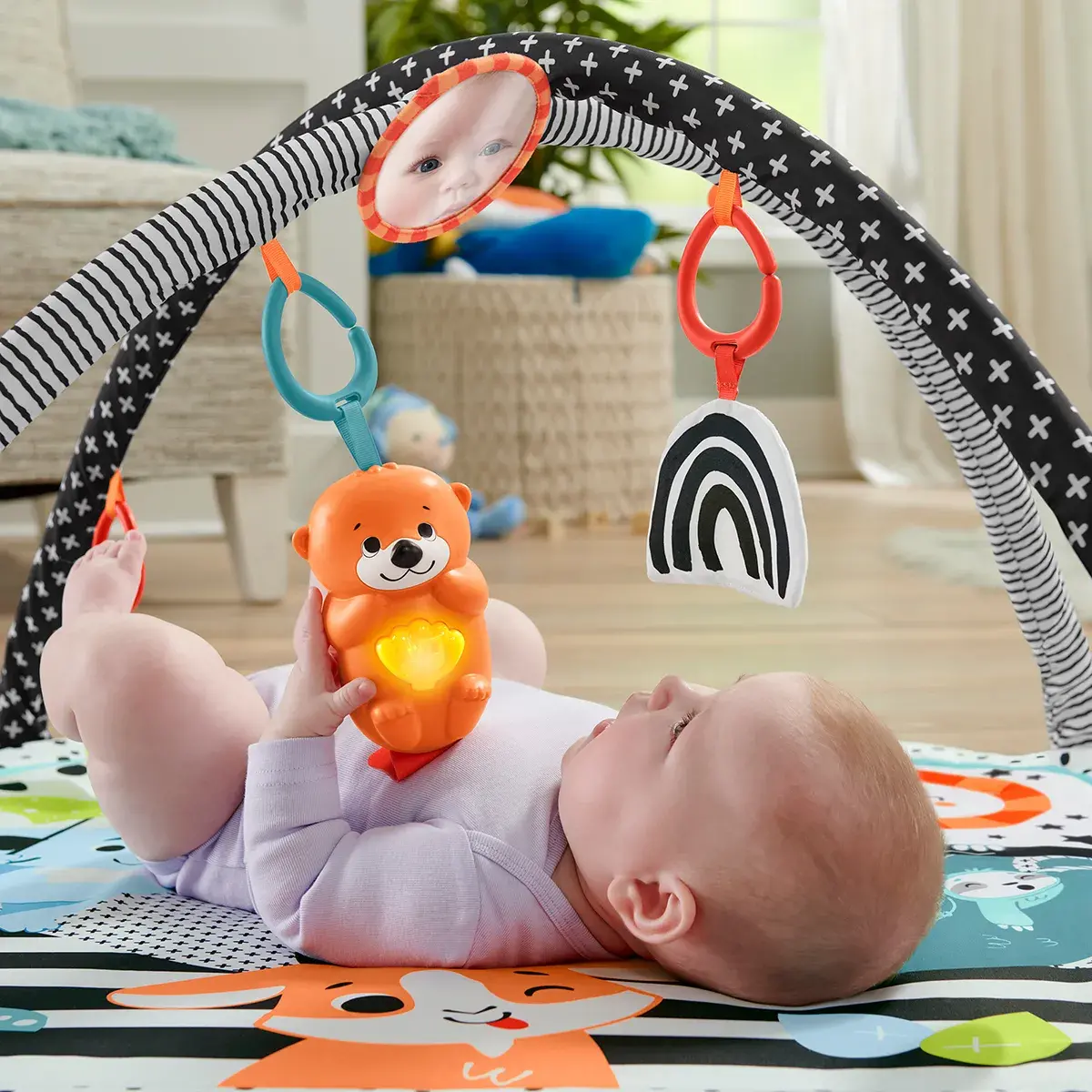 Килимок ігровий центр 3-в-1 Fisher-Price Веселі розваги (JMN72) — фото 5