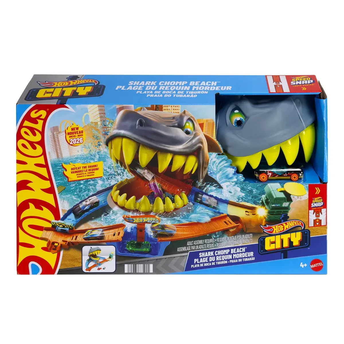 Набір Hot Wheels City Пляжна атака акули (JHL96) — фото 2