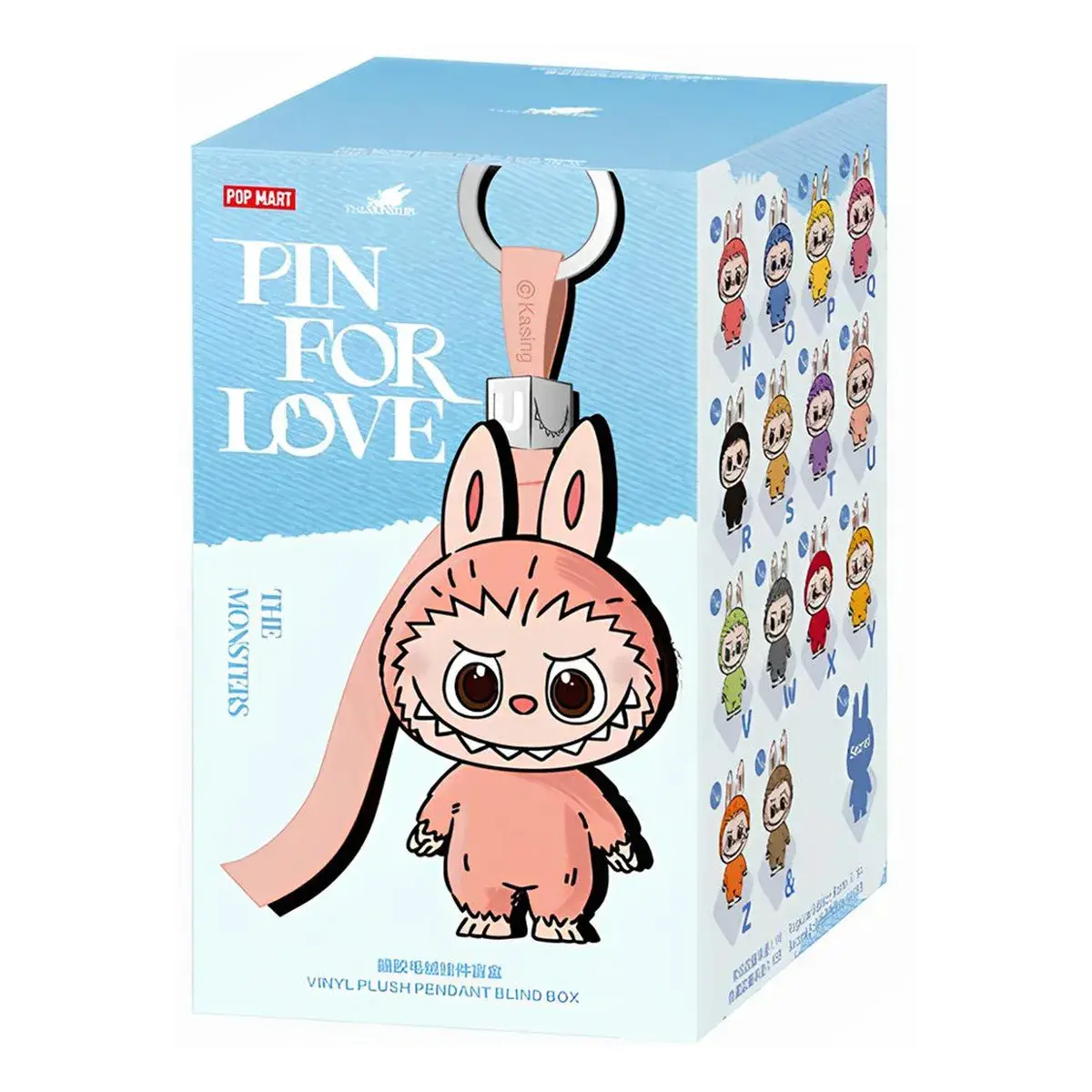 Колекційна м'яка іграшка-сюрприз Labubu Pop Mart The Monsters Pin for Love N-Z (TMPL-02)