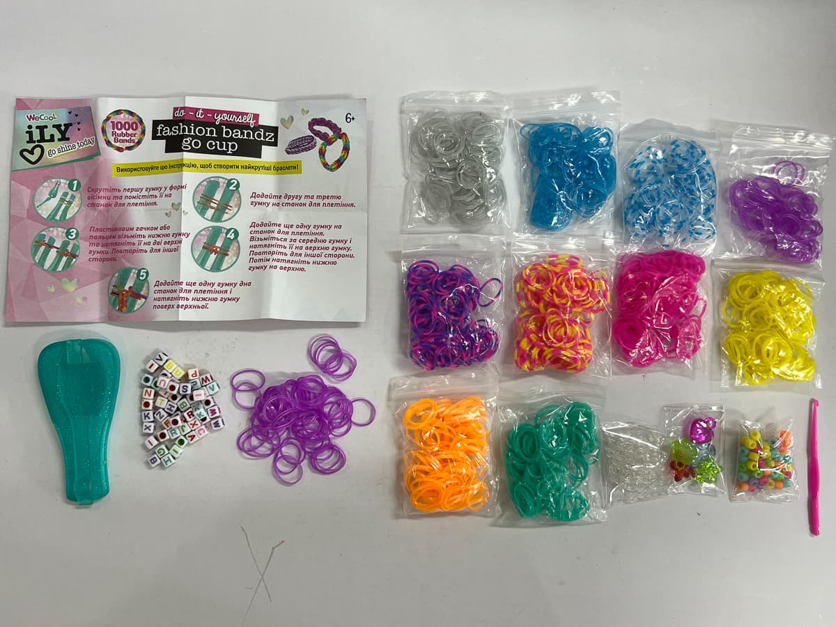 Міні-набір для творчості WeCool виготовлення браслетів Fashion Loom, 112353-1 — фото 5