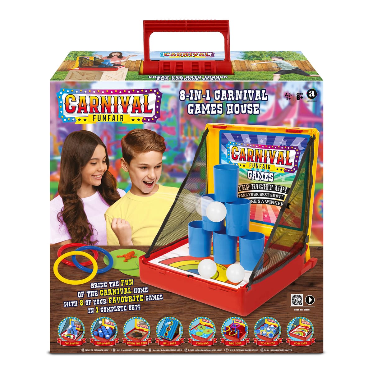 Набір настільних ігор Ambassador 8-in-1 Carnival games house (англ), GA2106