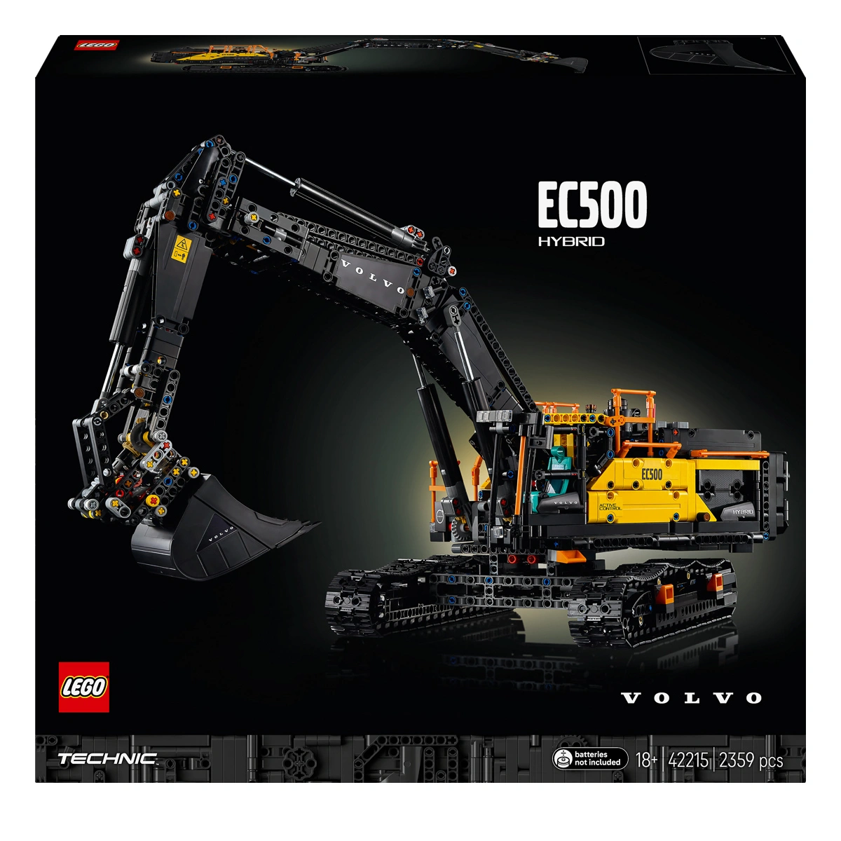 LEGO Technic Екскаватор Volvo EC500 Hybrid 42215