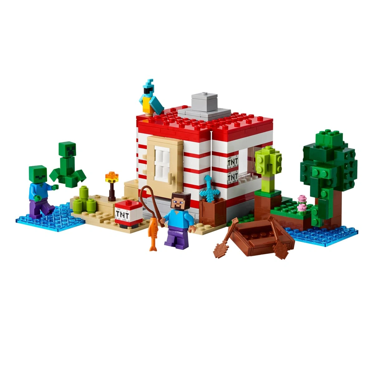 LEGO Minecraft Будинок з вибухівки в джунглях 21275 — фото 9