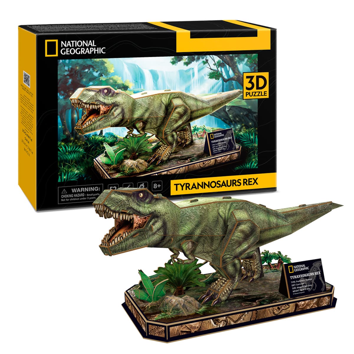 3D Пазл CubicFun National Geographic Dino Тиранозавр Рекс, DS1051H — фото 4