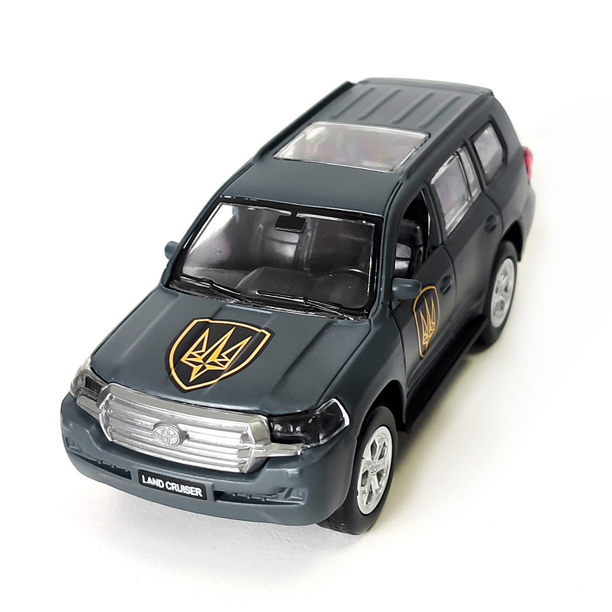 Колекційна модель TechnoDrive Шеврони Героїв Toyota Land Сruiser Рубіж, KM6010