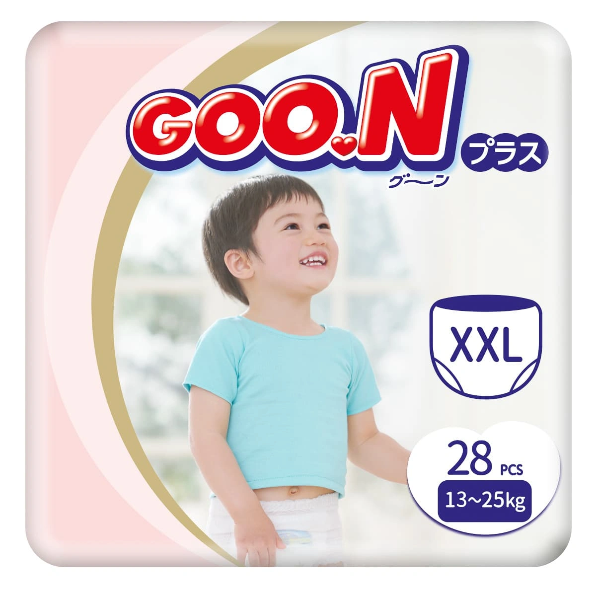 Підгузки-трусики GOO.N Plus XXL (13-25 кг) 28 шт 21000634