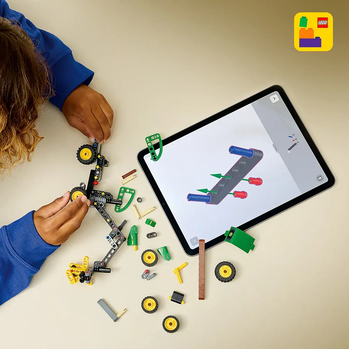 LEGO Technic Колісний комбайн John Deere 1470H 42218 — фото 10