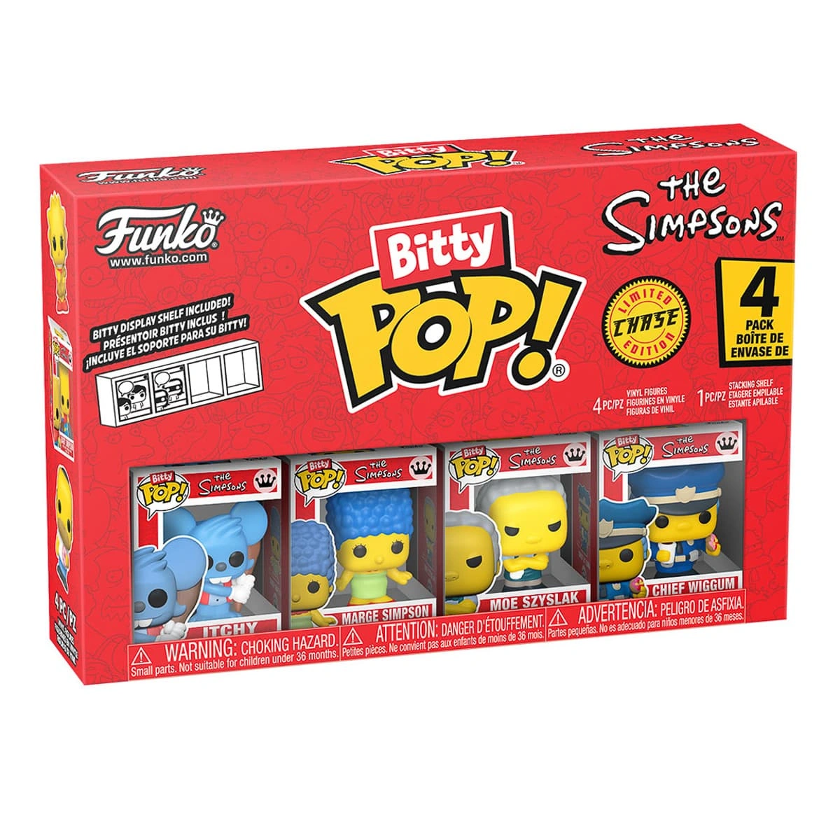 Набір ігрових фігурок Funko Bitty Pop Сімпсони Чух