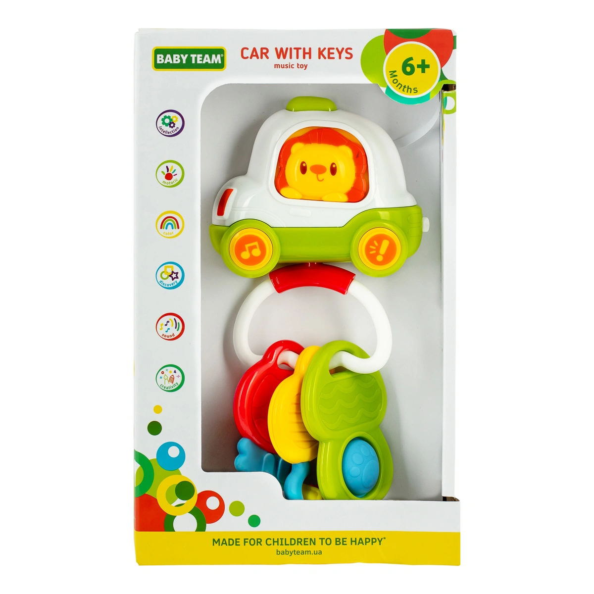 Іграшка музична Baby Team Машинка з ключиками 8657 — фото 2