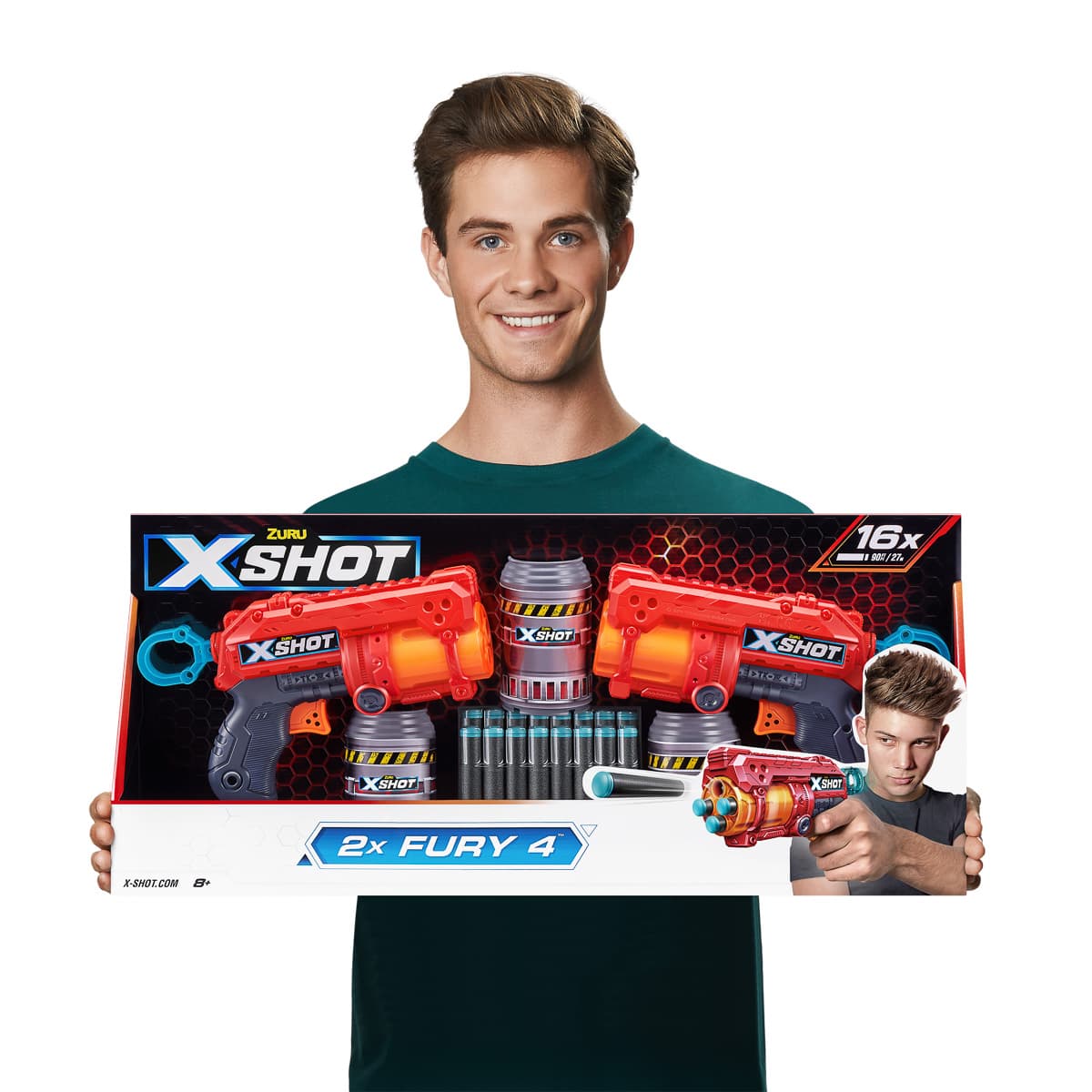 Набір скорострільних бластерів Zuru Excel Fury4, 2Pk, 36329R — фото 9