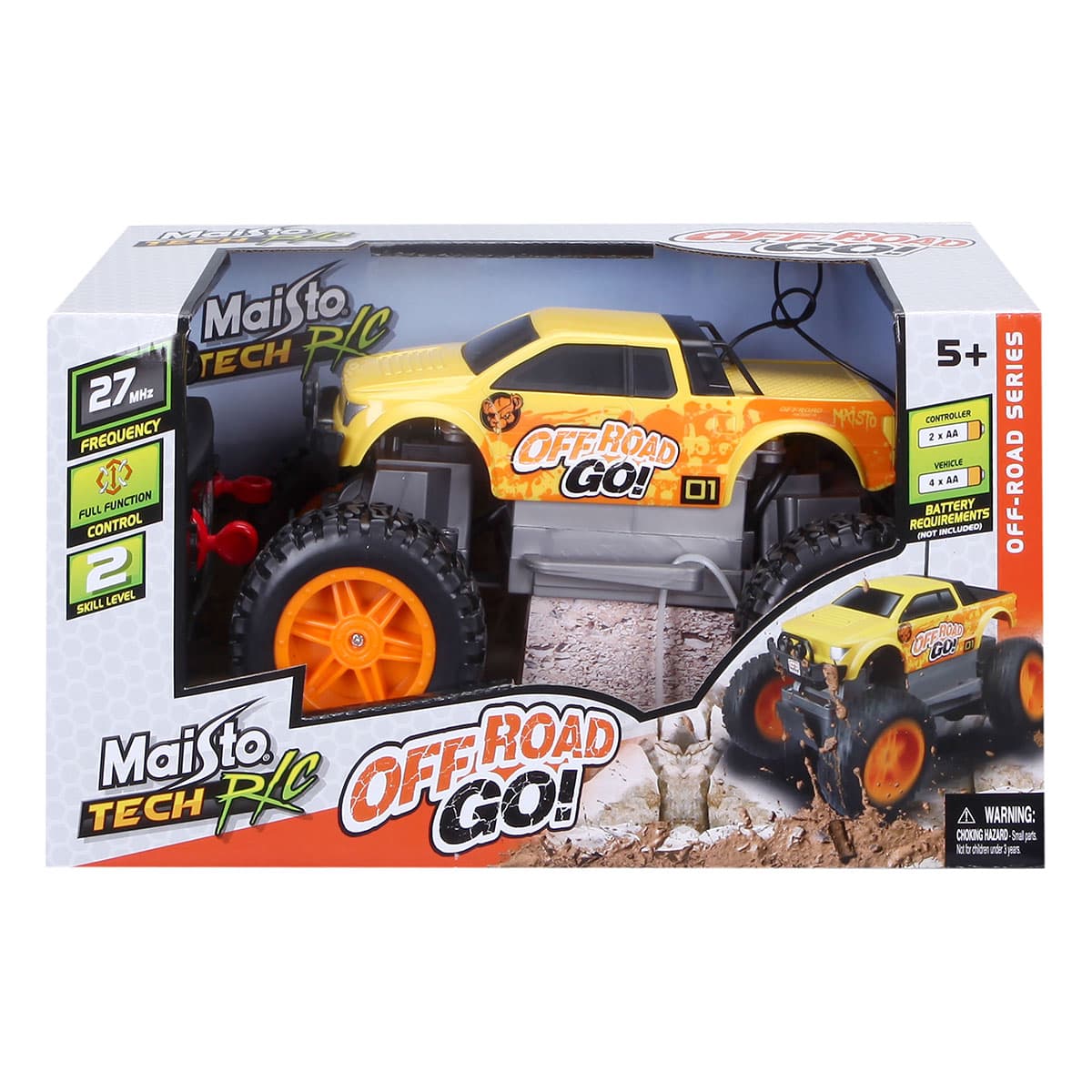 Машинка на радіокеруванні Maisto Off Road Go (82759 yellow) — фото 2
