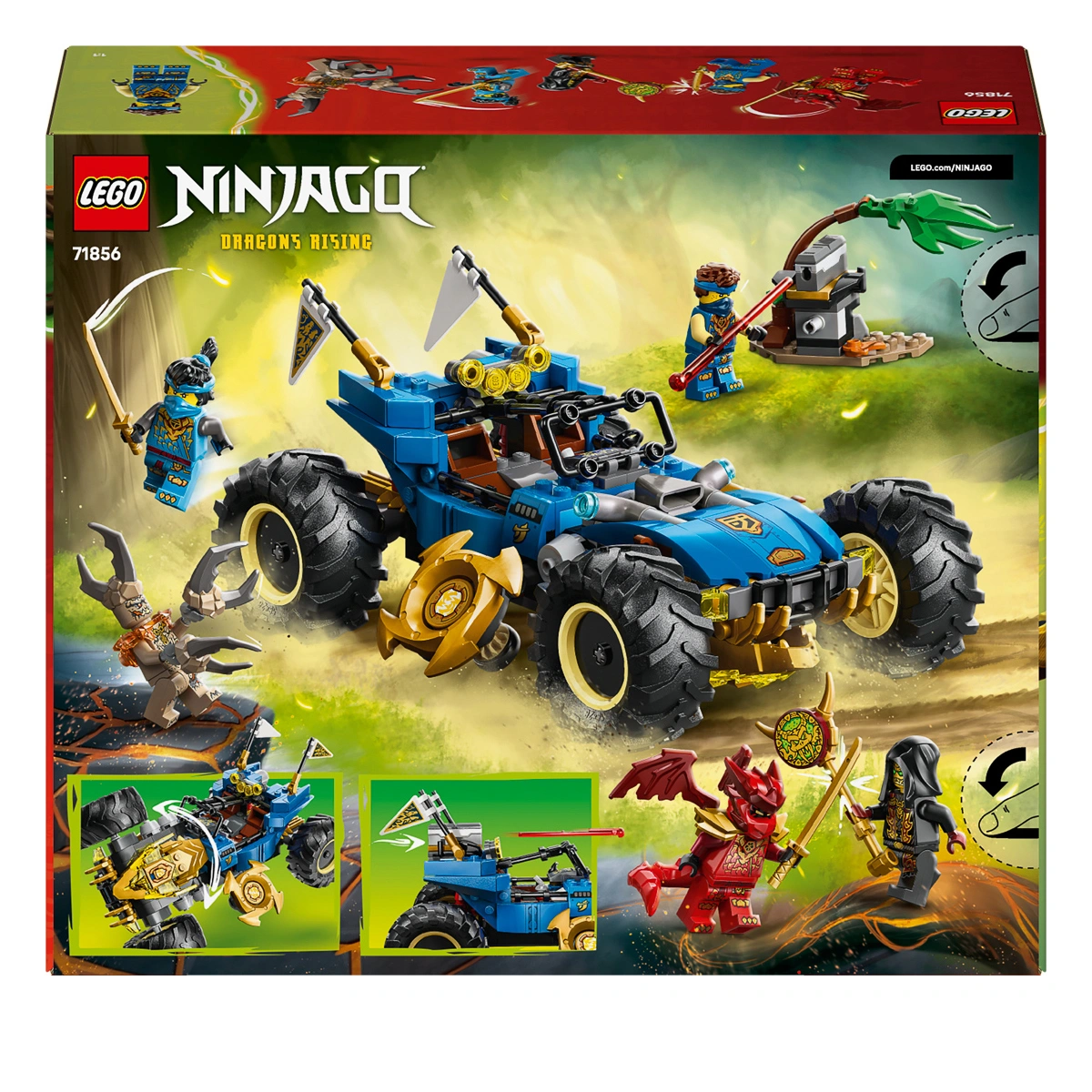 LEGO NINJAGO Автомобіль-трансформер Джея 71856 — фото 9