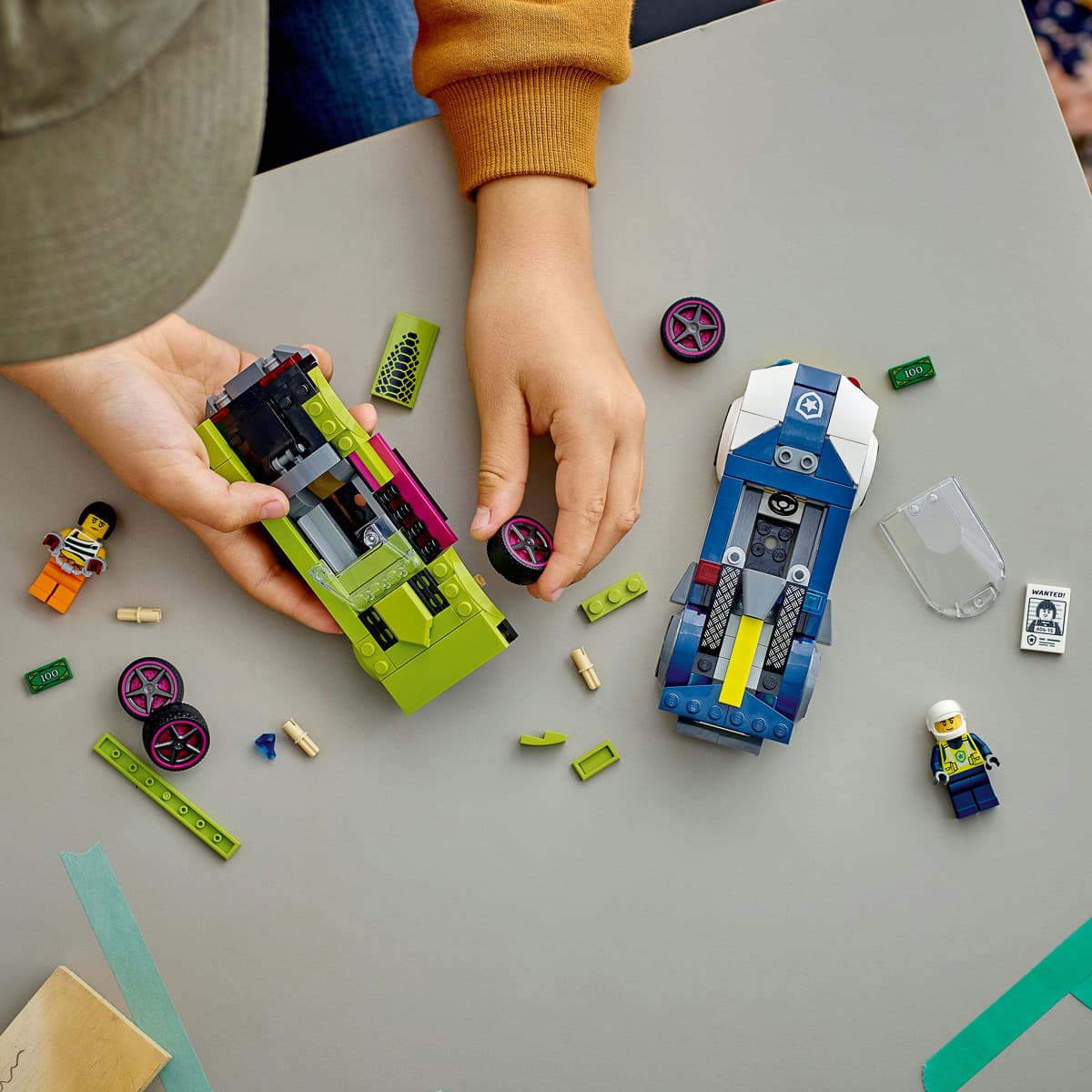 LEGO City Переслідування маслкара на поліцейському автомобілі 60415 — фото 4