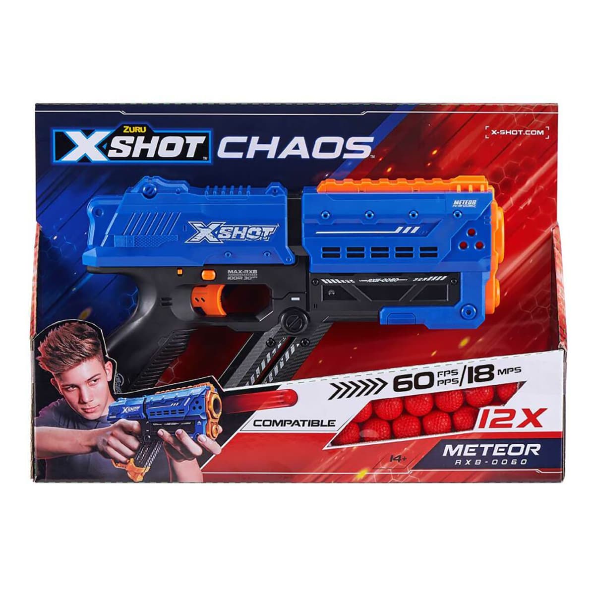 Скорострільний бластер Zuru X-Shot Excel New Chaos Meteor, 36282R