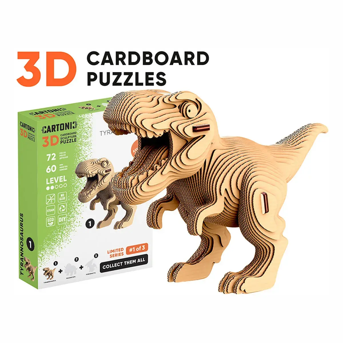 Конструктор Cartonic Collectible 72 ел (CCARTTREX)