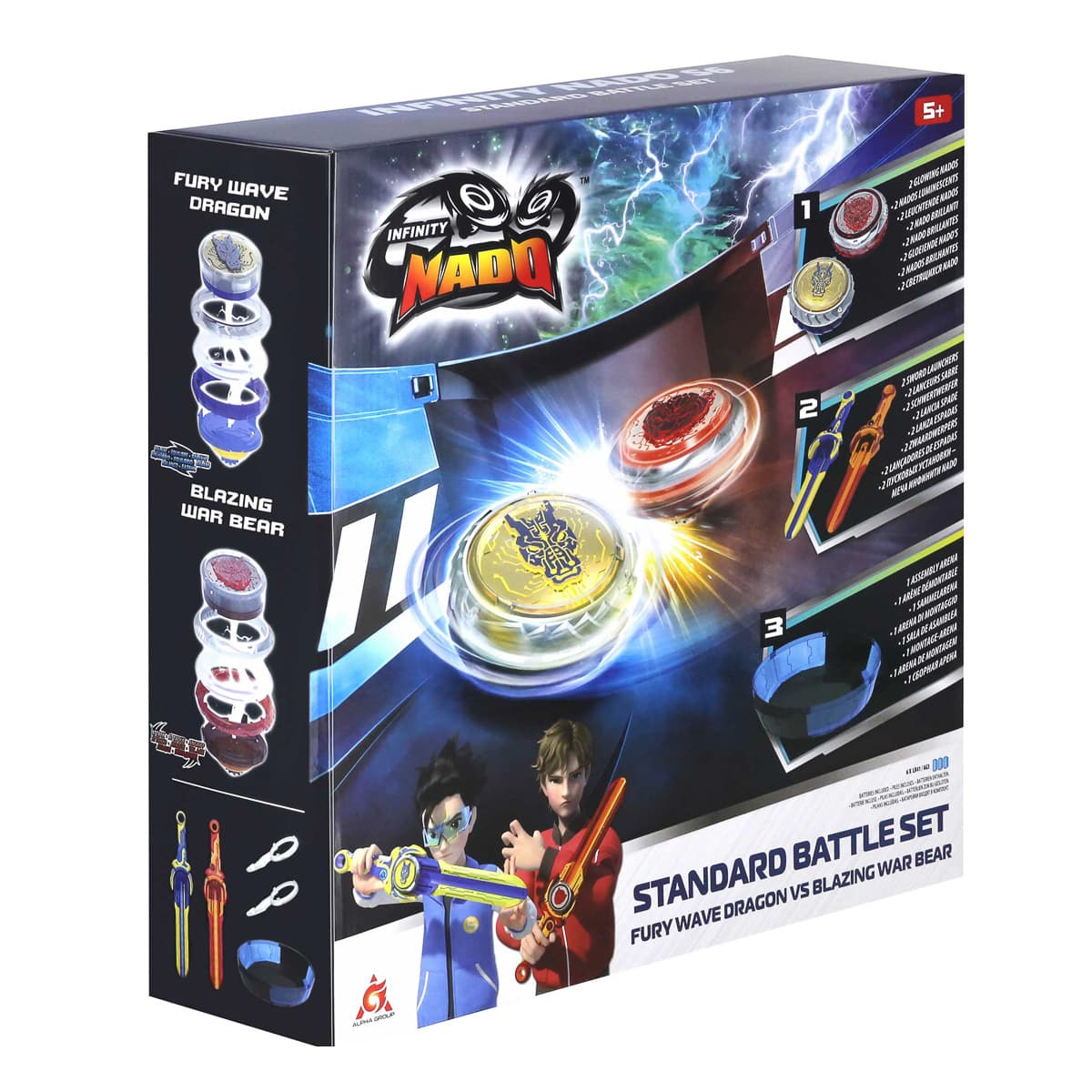 Набір Auldey Infinity Nado VI Battle Set Fury Wave Dragon vs Blazing War, EU654181 — фото 2