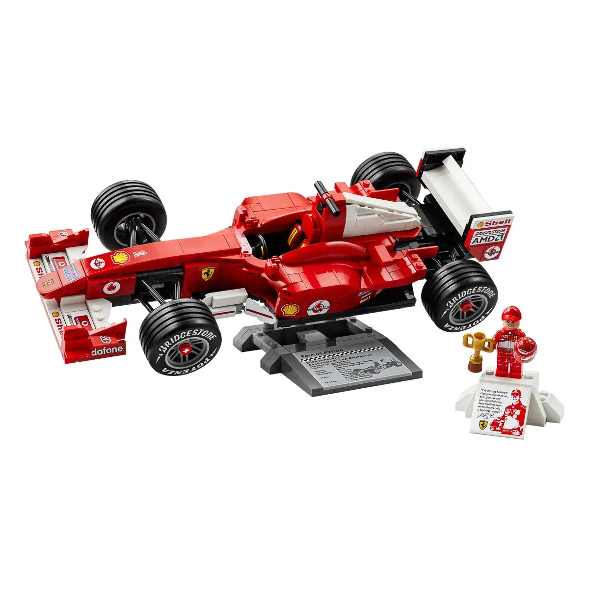 LEGO ICONS Ferrari F2004 та Michael Schumacher 11375 — фото 8