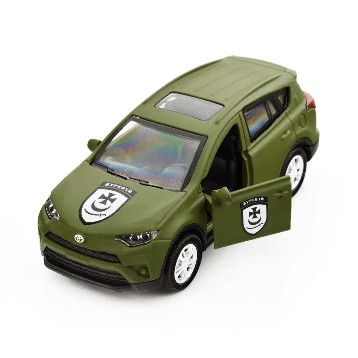 Колекційна модель TechnoDrive Шеврони Героїв Toyota RAV4 Буревій, KM6198 — фото 6